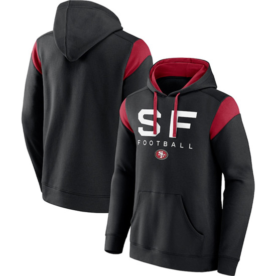 Men's San Francisco 49ers Black Call The Shot Pullover Hoodie